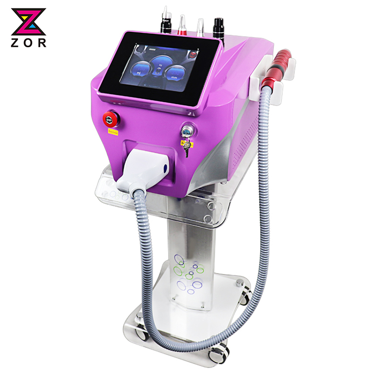 carbon peeling facial 1064 nd yag picosecond laser tattoo removal machine