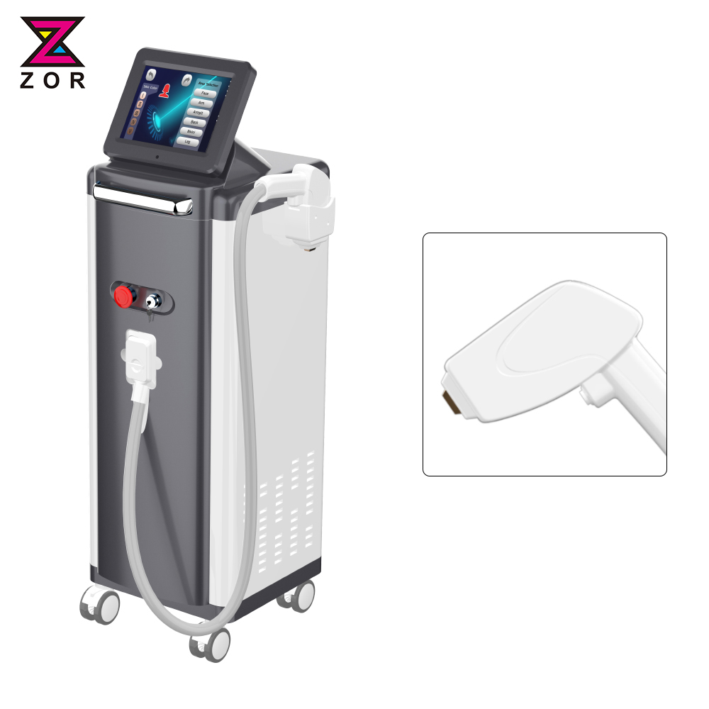 2022 cold 2000w 808 810 diode laser hair removal machine with gel